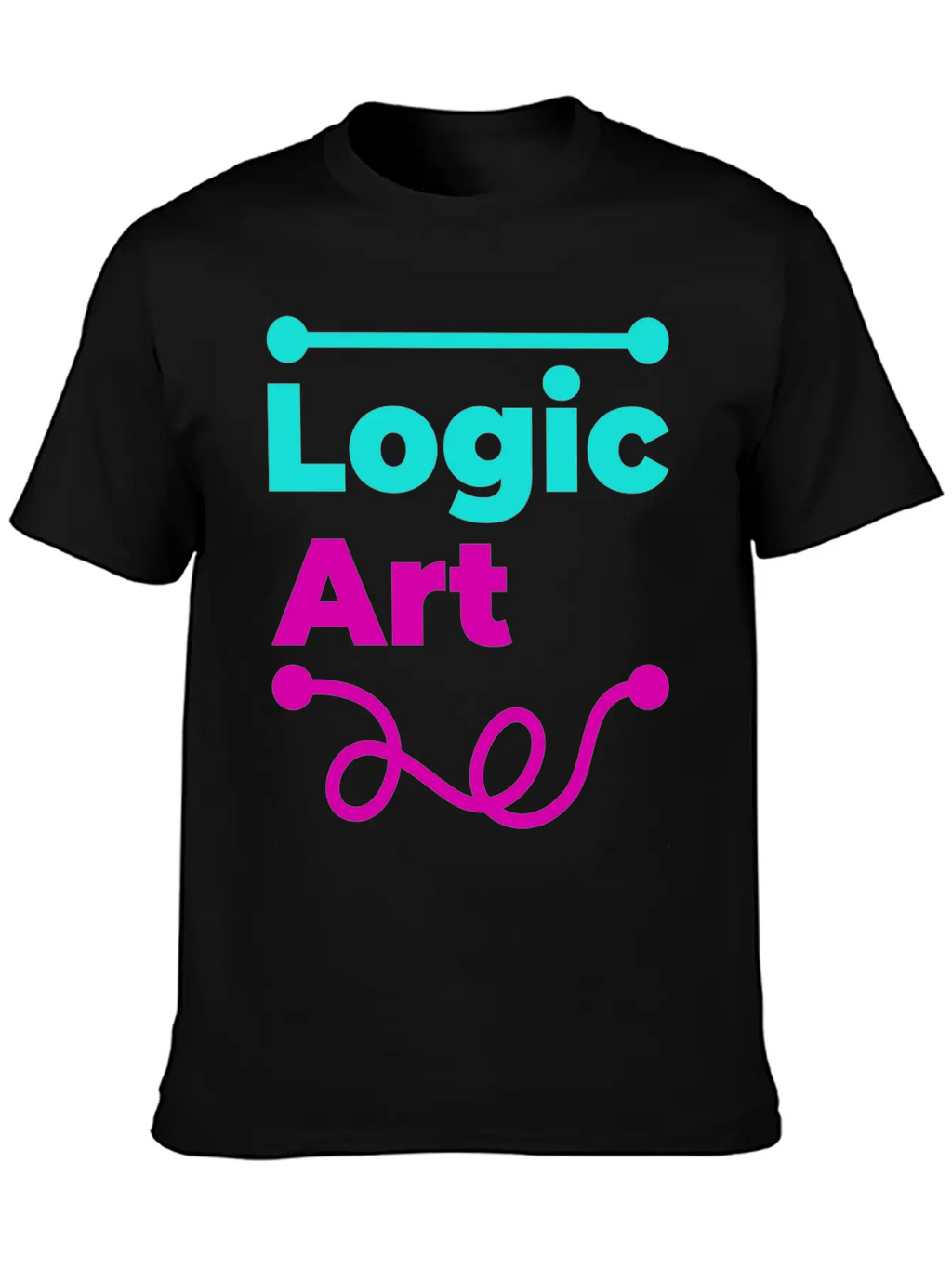 Logic Vs Art Breathable Soft Cotton T-Shirt – Timeless Casual Look