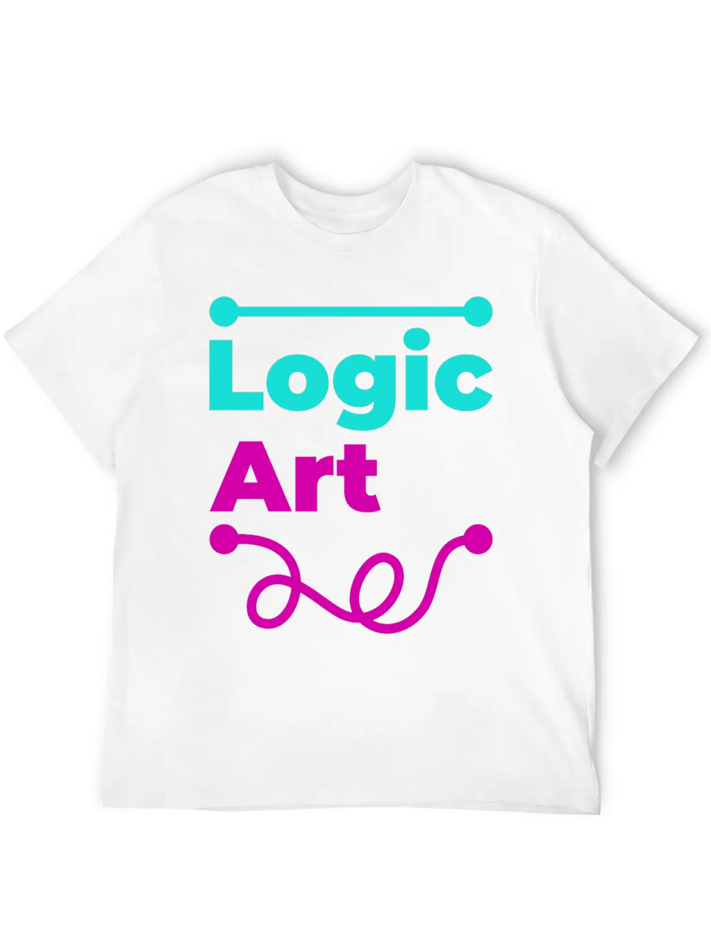 Logic Vs Art Breathable Soft Cotton T-Shirt – Timeless Casual Look