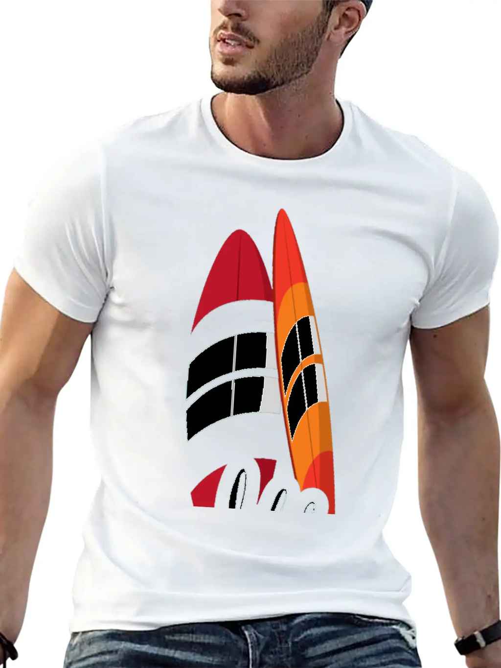 Logo Design Breathable Graphic T-Shirt – Perfect For Casual Days