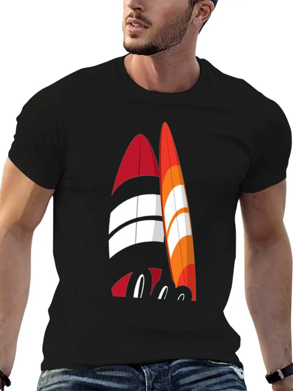 Logo Design Breathable Graphic T-Shirt – Perfect For Casual Days