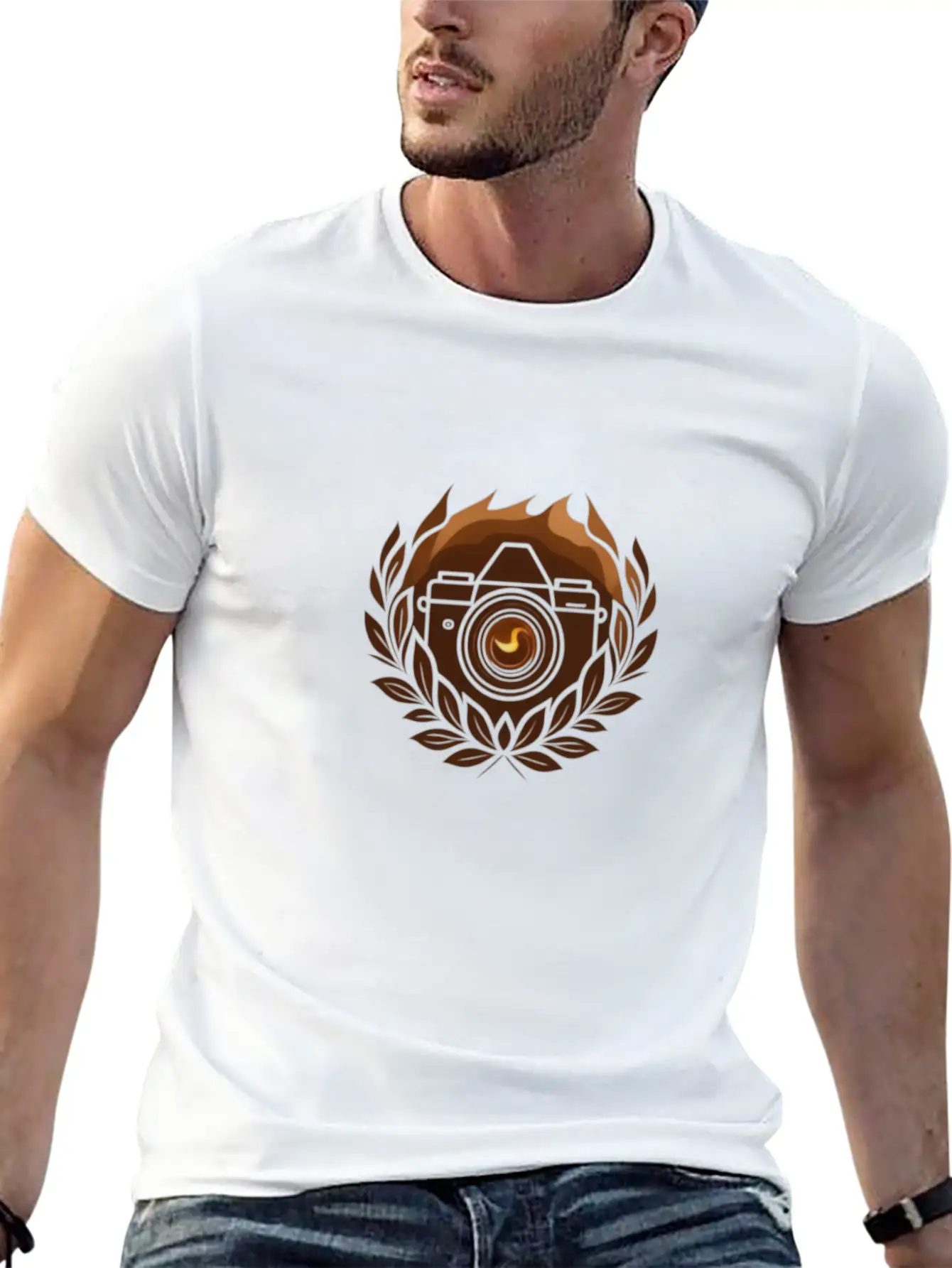 Logo For Wedding Videography Company Called Ember Stylish Everyday T-Shirt – Unisex Basic Cotton Tee