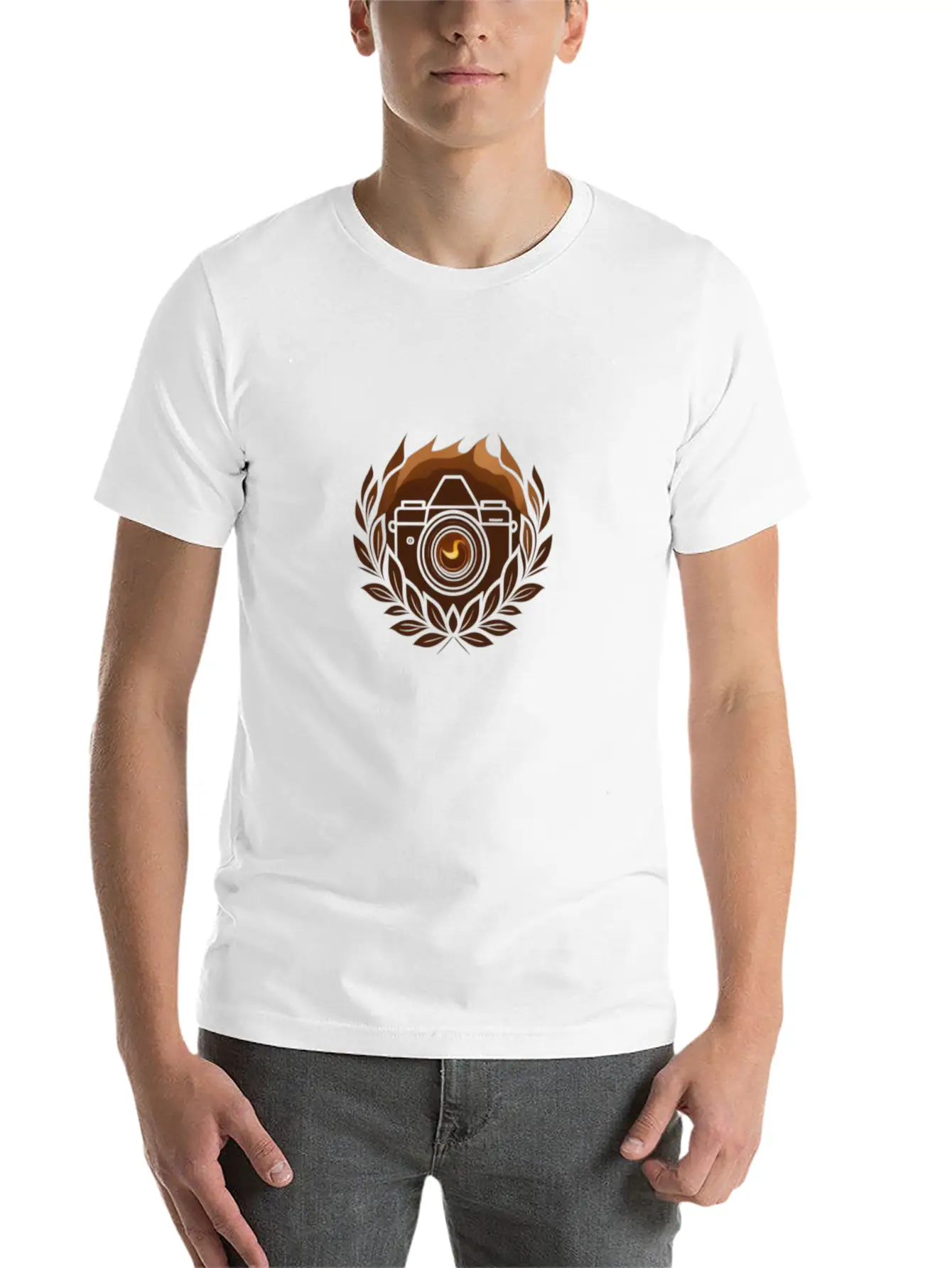 Logo For Wedding Videography Company Called Ember Stylish Everyday T-Shirt – Unisex Basic Cotton Tee