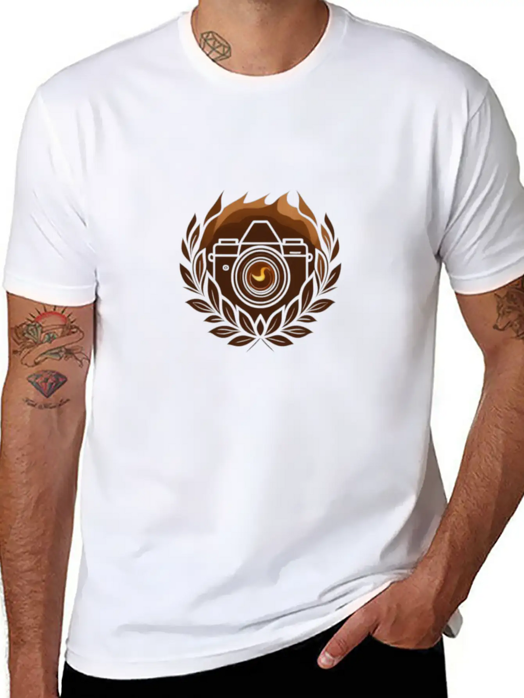 Logo For Wedding Videography Company Called Ember Stylish Everyday T-Shirt – Unisex Basic Cotton Tee