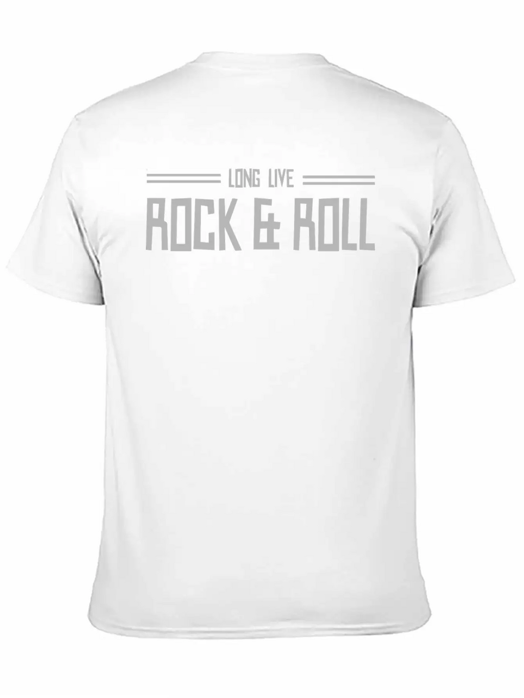 Long Live Rock And Roll Classic Cotton Tee – Unisex Comfort For Any Season