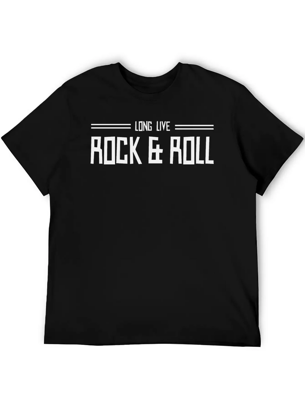 Long Live Rock And Roll Classic Cotton Tee – Unisex Comfort For Any Season
