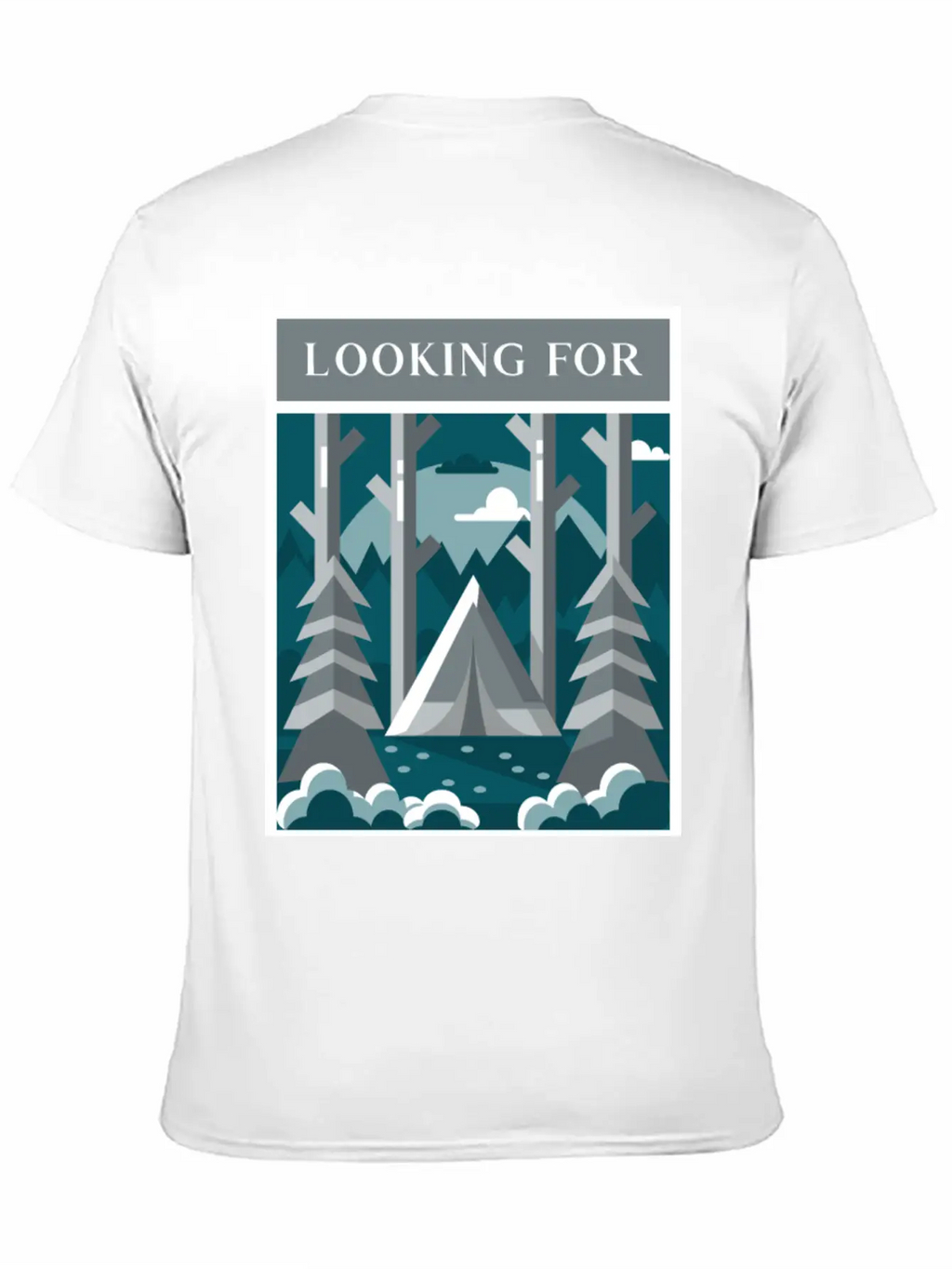 Looking For The Silence Breathable Graphic T-Shirt – Perfect For Casual Days