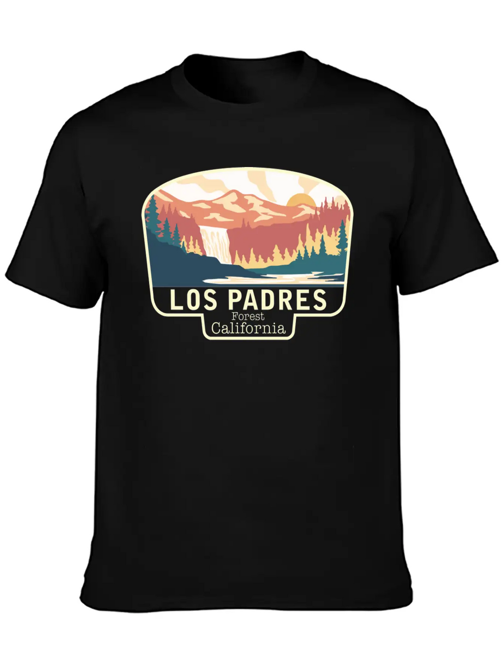LOS PADRES FOREST CALIFORNIA Breathable Soft Cotton T-Shirt – Timeless Casual Look