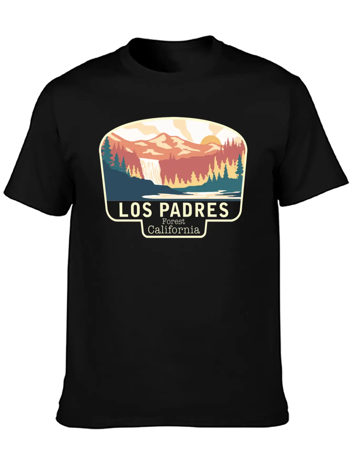 LOS PADRES FOREST CALIFORNIA Breathable Soft Cotton T-Shirt – Timeless Casual Look