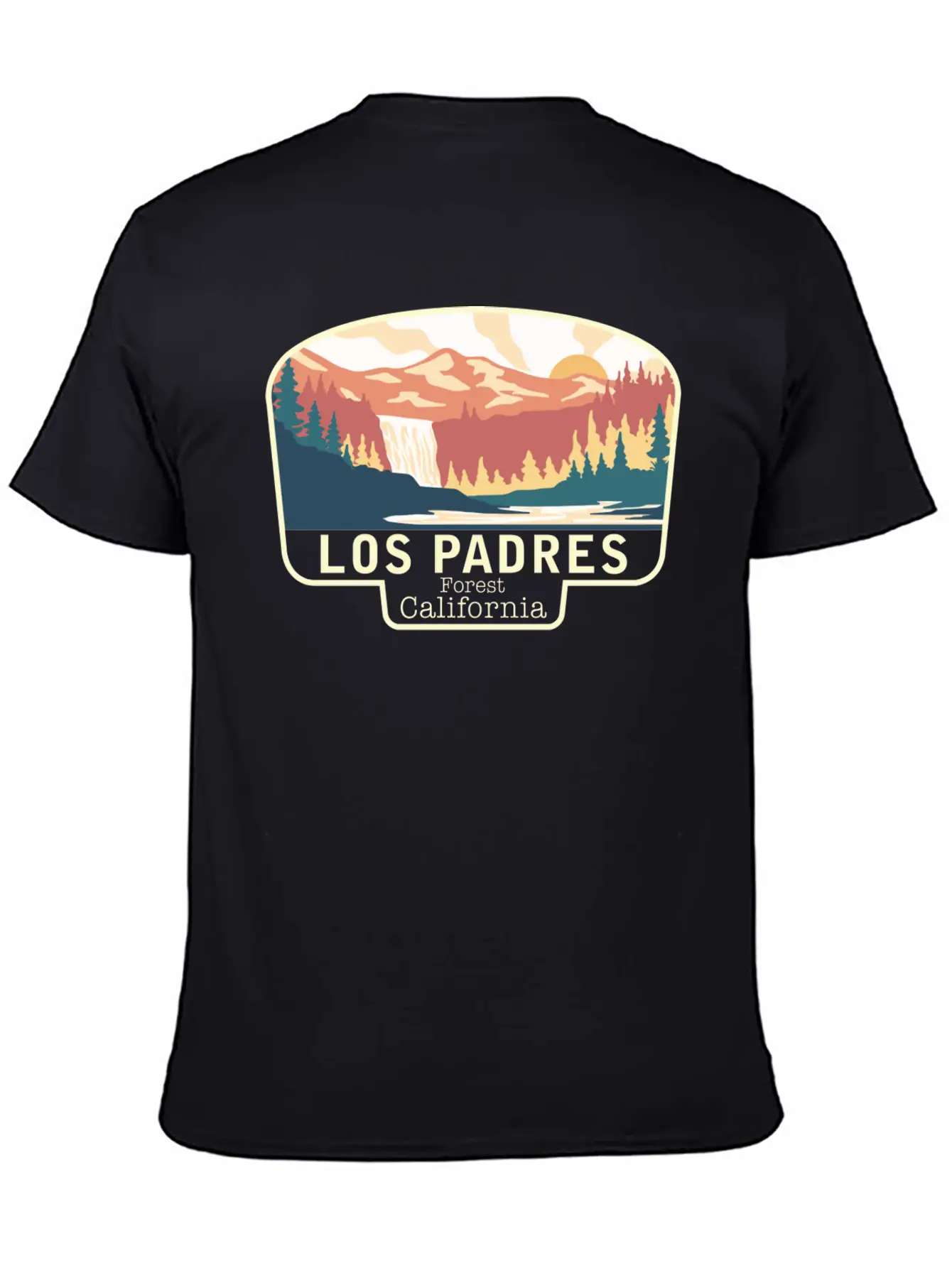 LOS PADRES FOREST CALIFORNIA Breathable Soft Cotton T-Shirt – Timeless Casual Look