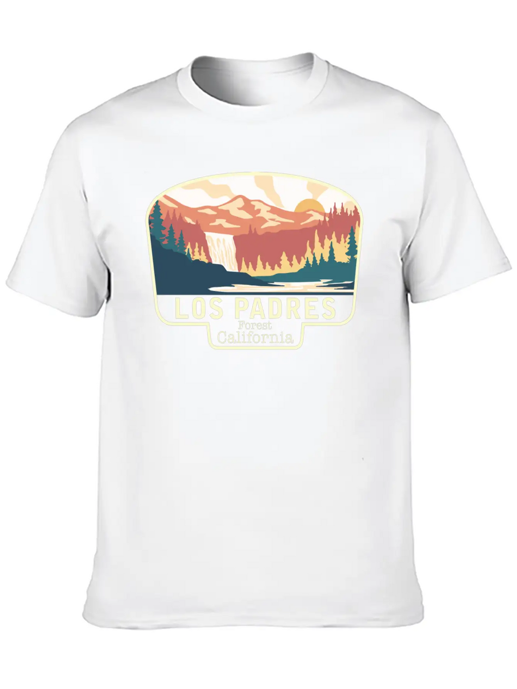 LOS PADRES FOREST CALIFORNIA Breathable Soft Cotton T-Shirt – Timeless Casual Look