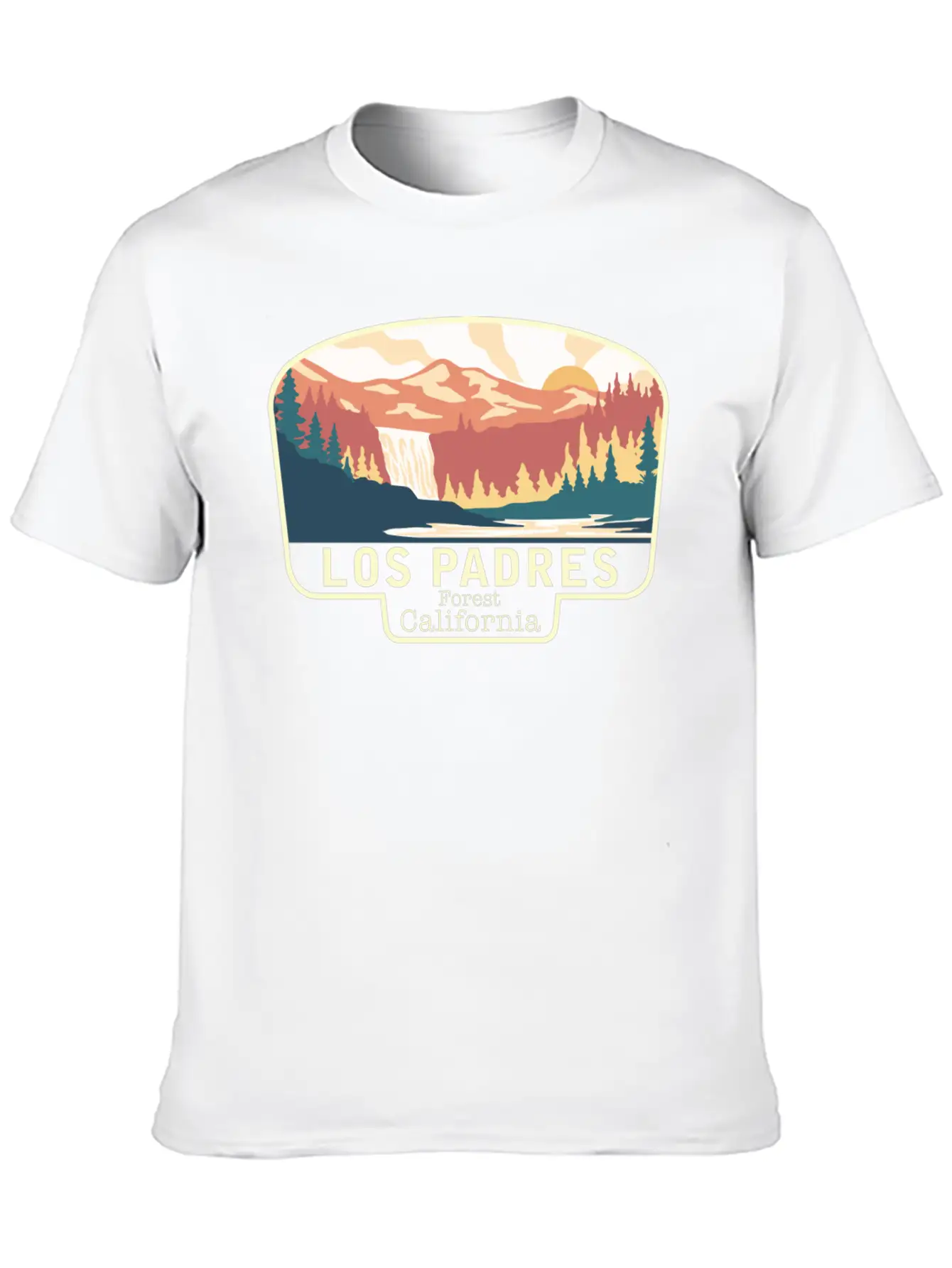 LOS PADRES FOREST CALIFORNIA Breathable Soft Cotton T-Shirt – Timeless Casual Look