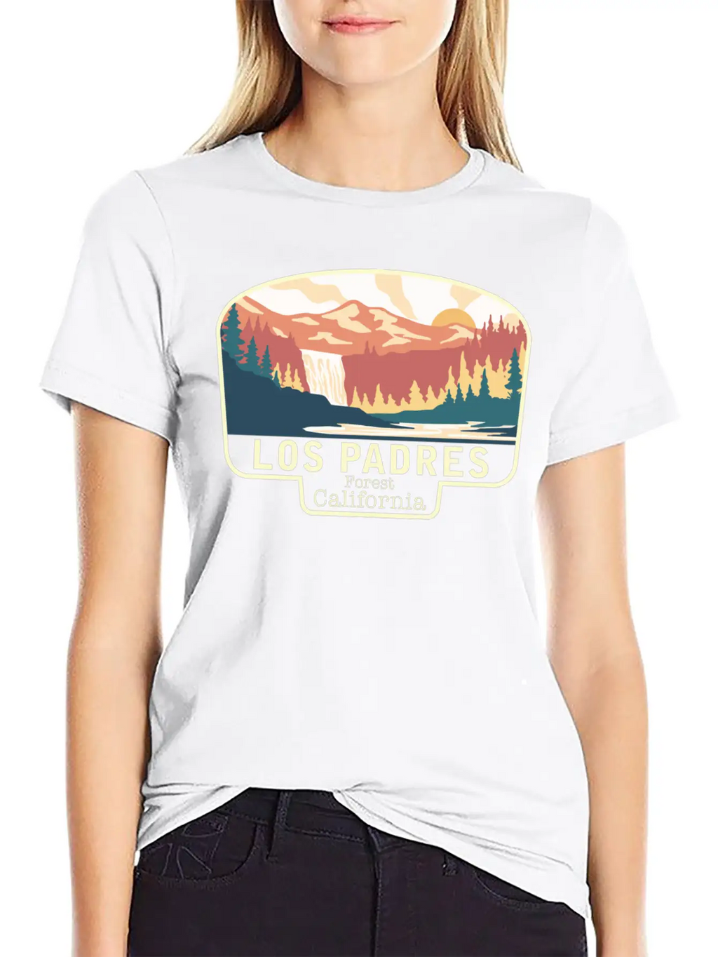 LOS PADRES FOREST CALIFORNIA Breathable Soft Cotton T-Shirt – Timeless Casual Look