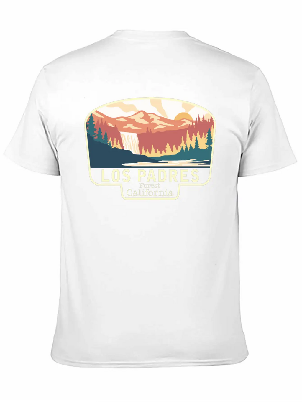 LOS PADRES FOREST CALIFORNIA Breathable Soft Cotton T-Shirt – Timeless Casual Look