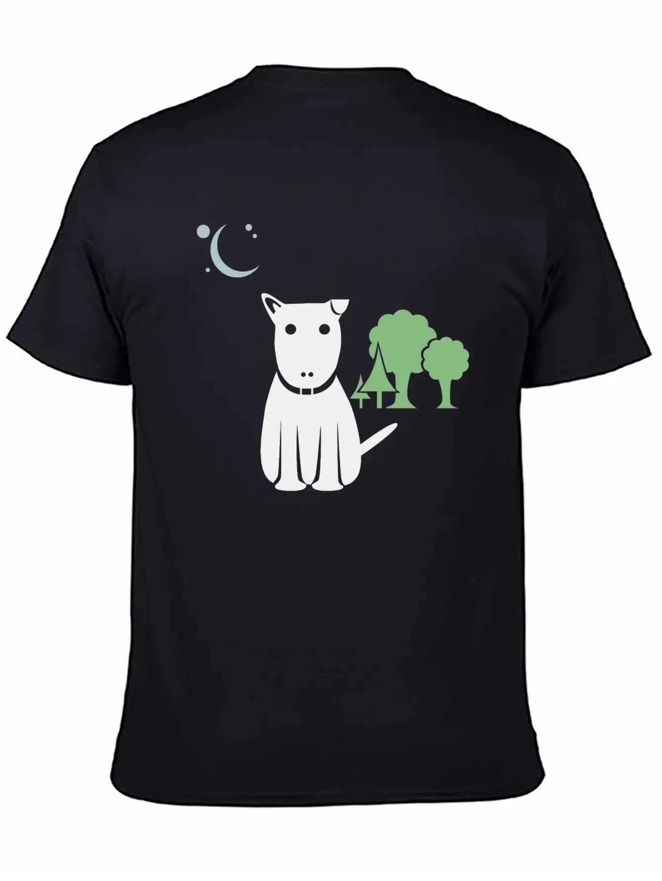 Lost Dog At Night Breathable Graphic T-Shirt – Perfect For Casual Days