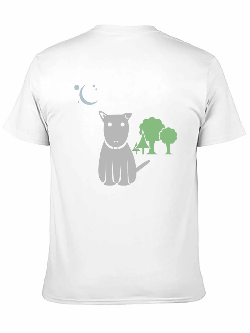 Lost Dog At Night Breathable Graphic T-Shirt – Perfect For Casual Days