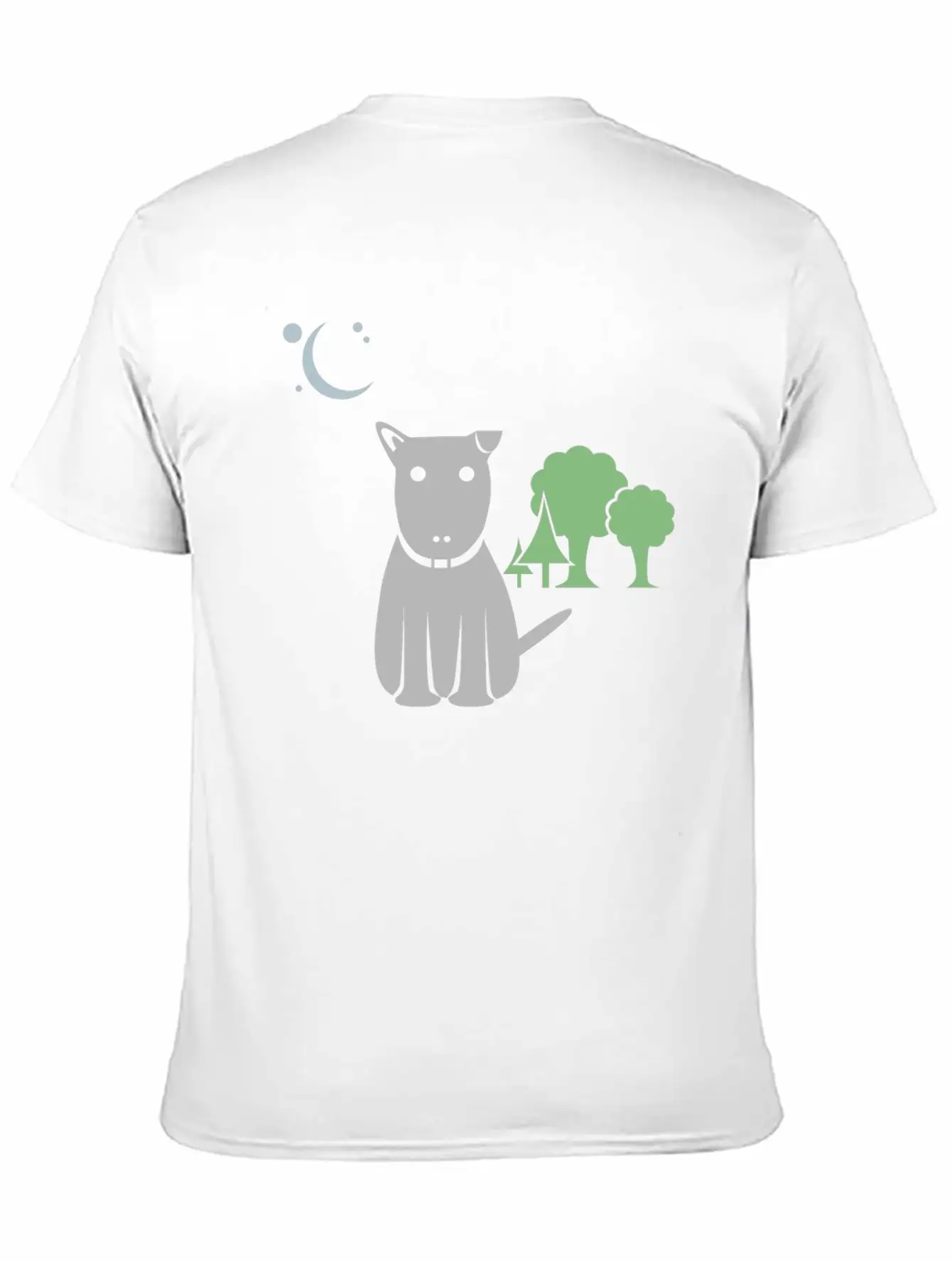 Lost Dog At Night Breathable Graphic T-Shirt – Perfect For Casual Days