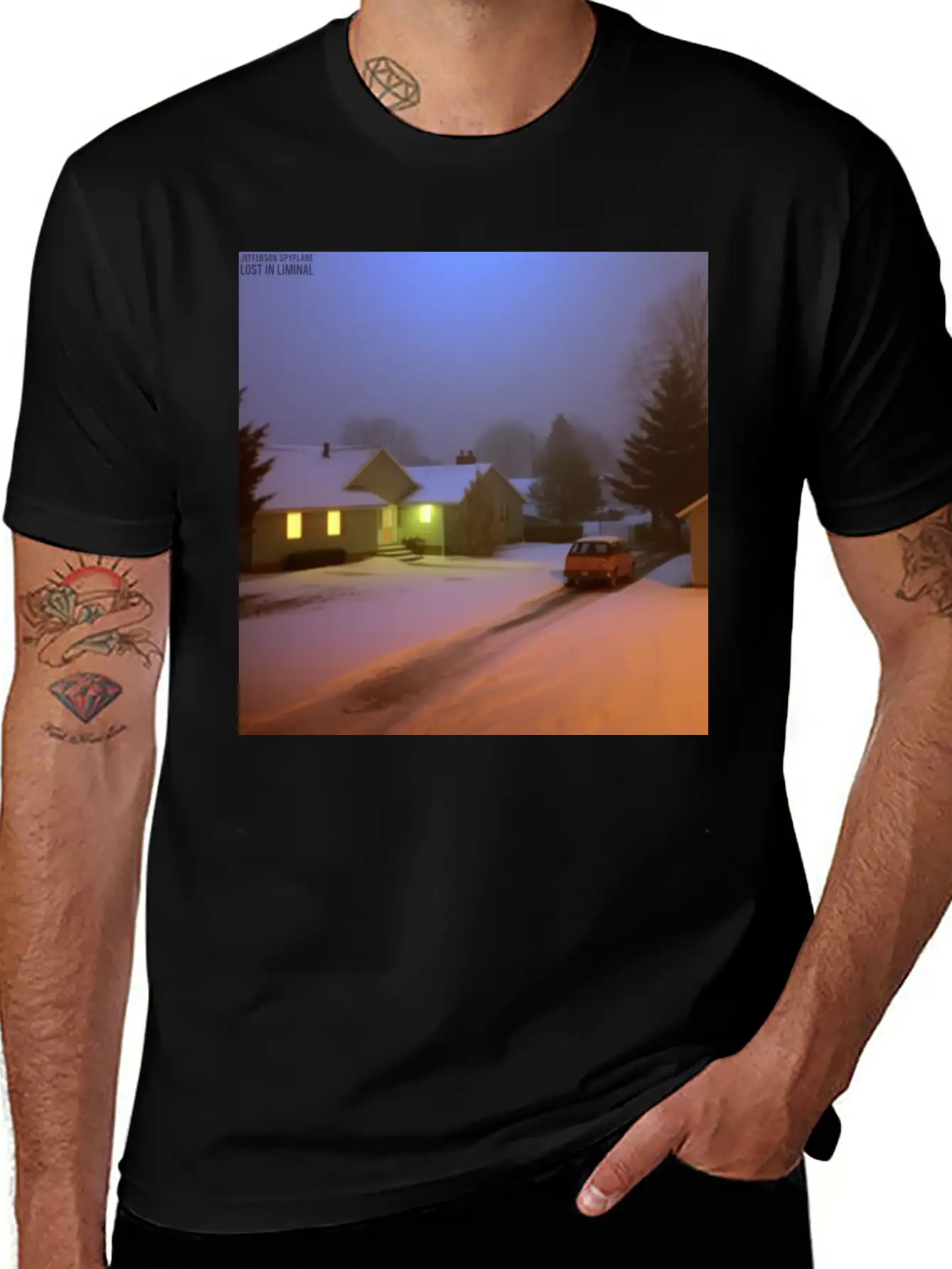 Lost In Liminal - Sticker Classic Cotton Tee – Unisex Comfort For Any Season