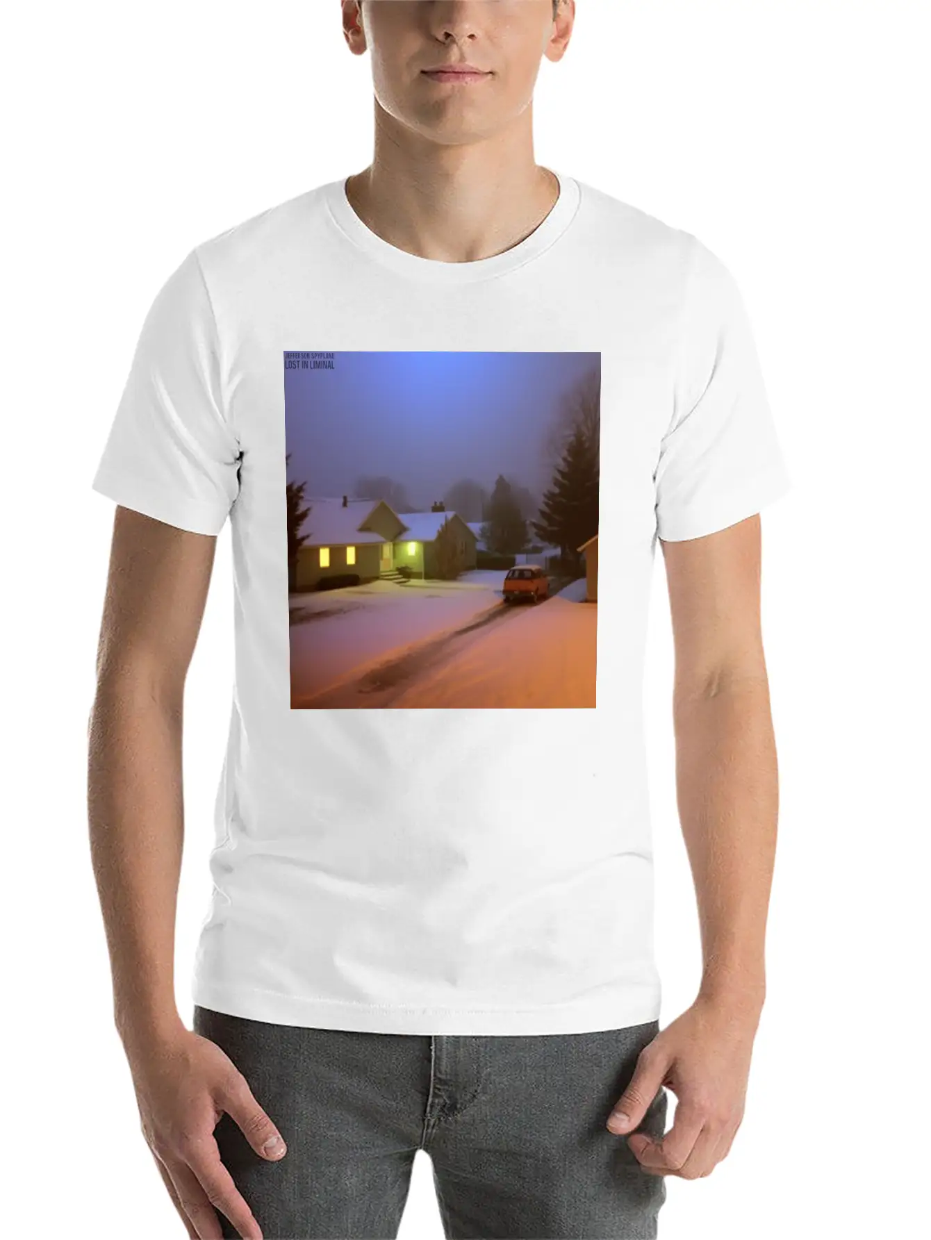 Lost In Liminal - Sticker Classic Cotton Tee – Unisex Comfort For Any Season