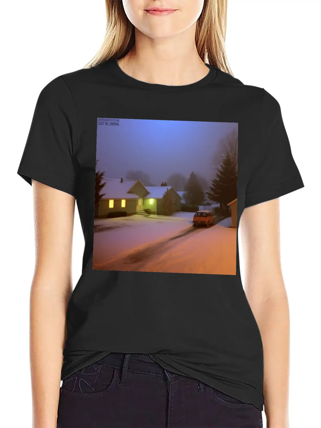 Lost In Liminal - Sticker Classic Cotton Tee – Unisex Comfort For Any Season