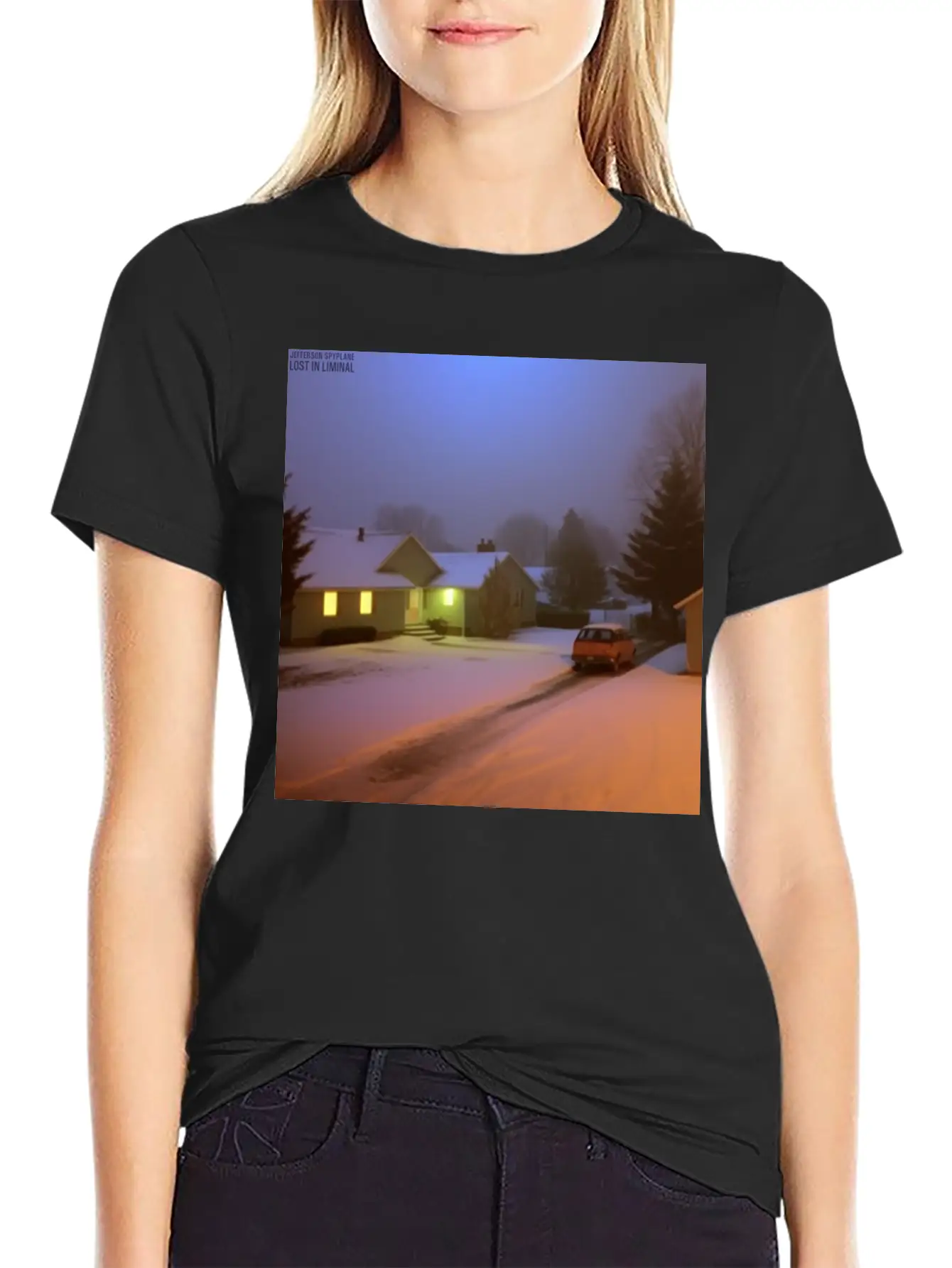 Lost In Liminal - Sticker Classic Cotton Tee – Unisex Comfort For Any Season