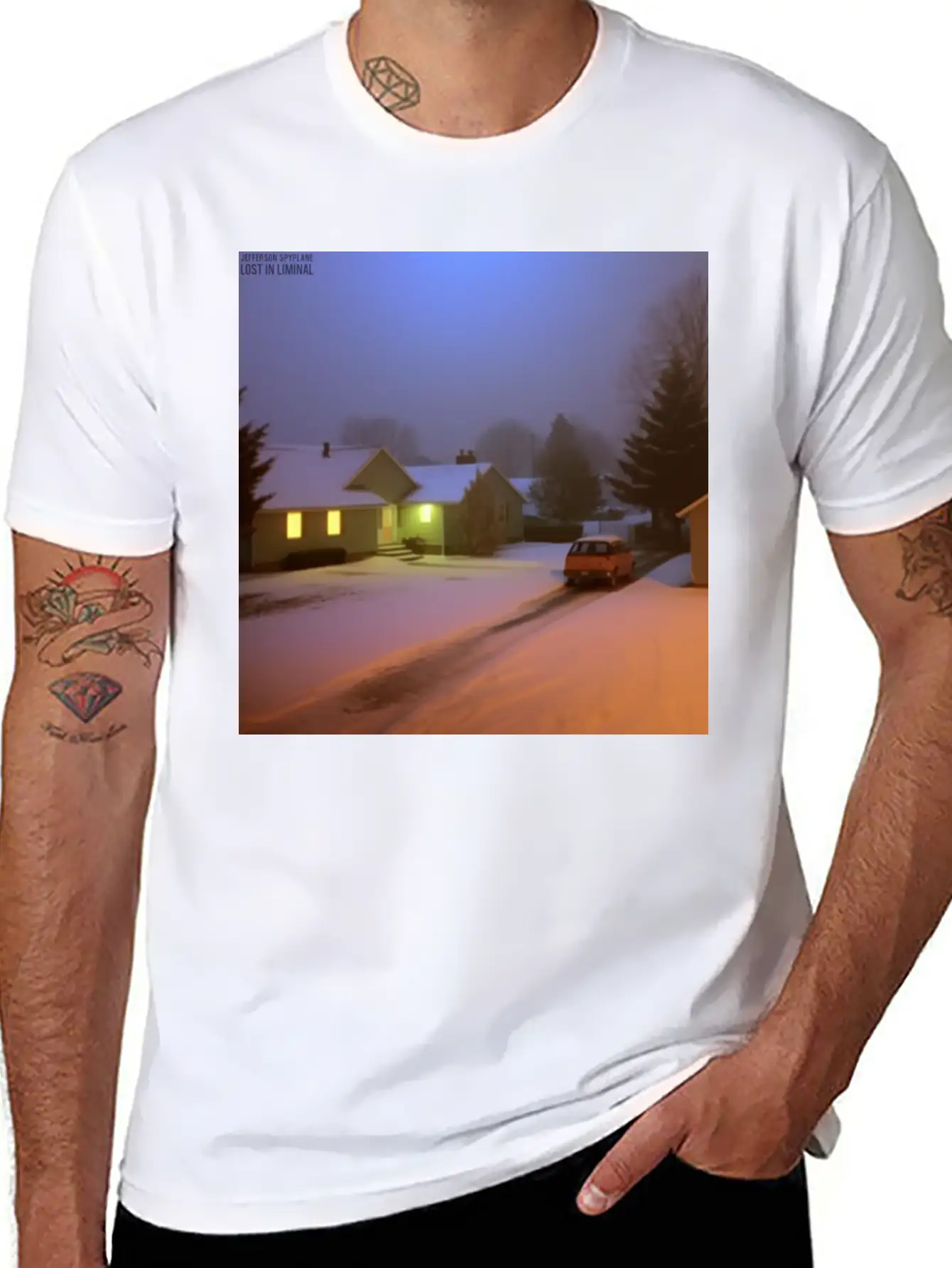 Lost In Liminal - Sticker Classic Cotton Tee – Unisex Comfort For Any Season
