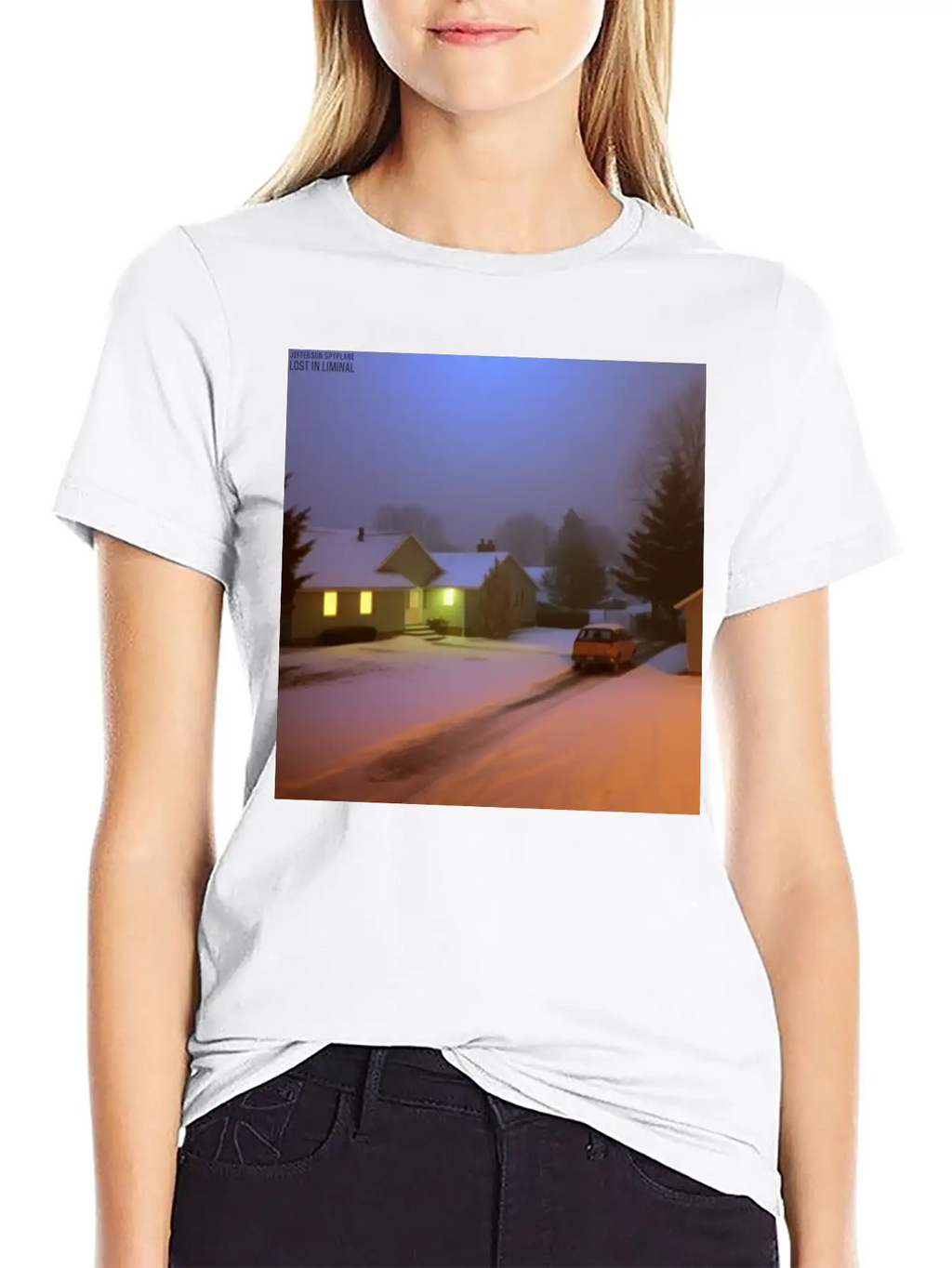 Lost In Liminal - Sticker Classic Cotton Tee – Unisex Comfort For Any Season