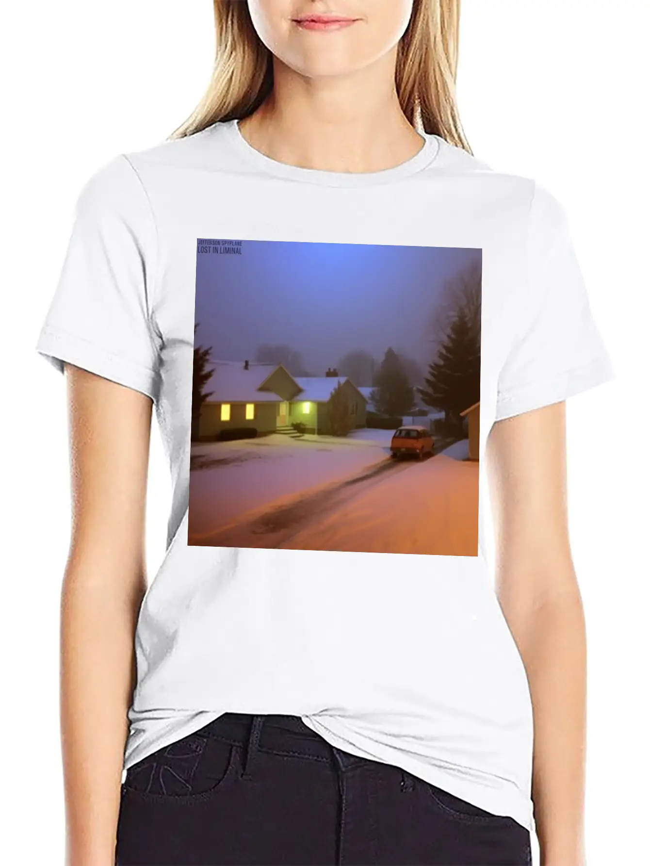 Lost In Liminal - Sticker Classic Cotton Tee – Unisex Comfort For Any Season