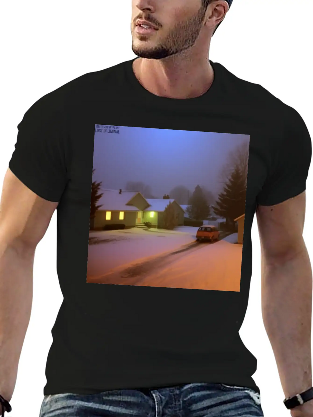 Lost In Liminal - Sticker Classic Cotton Tee – Unisex Comfort For Any Season