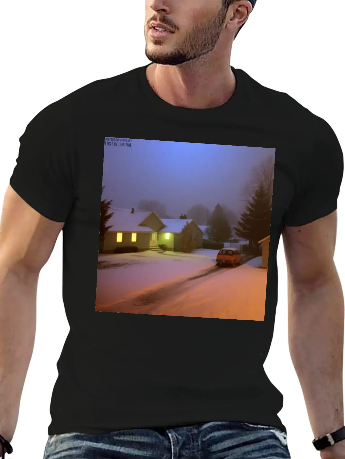Lost In Liminal - Sticker Classic Cotton Tee – Unisex Comfort For Any Season