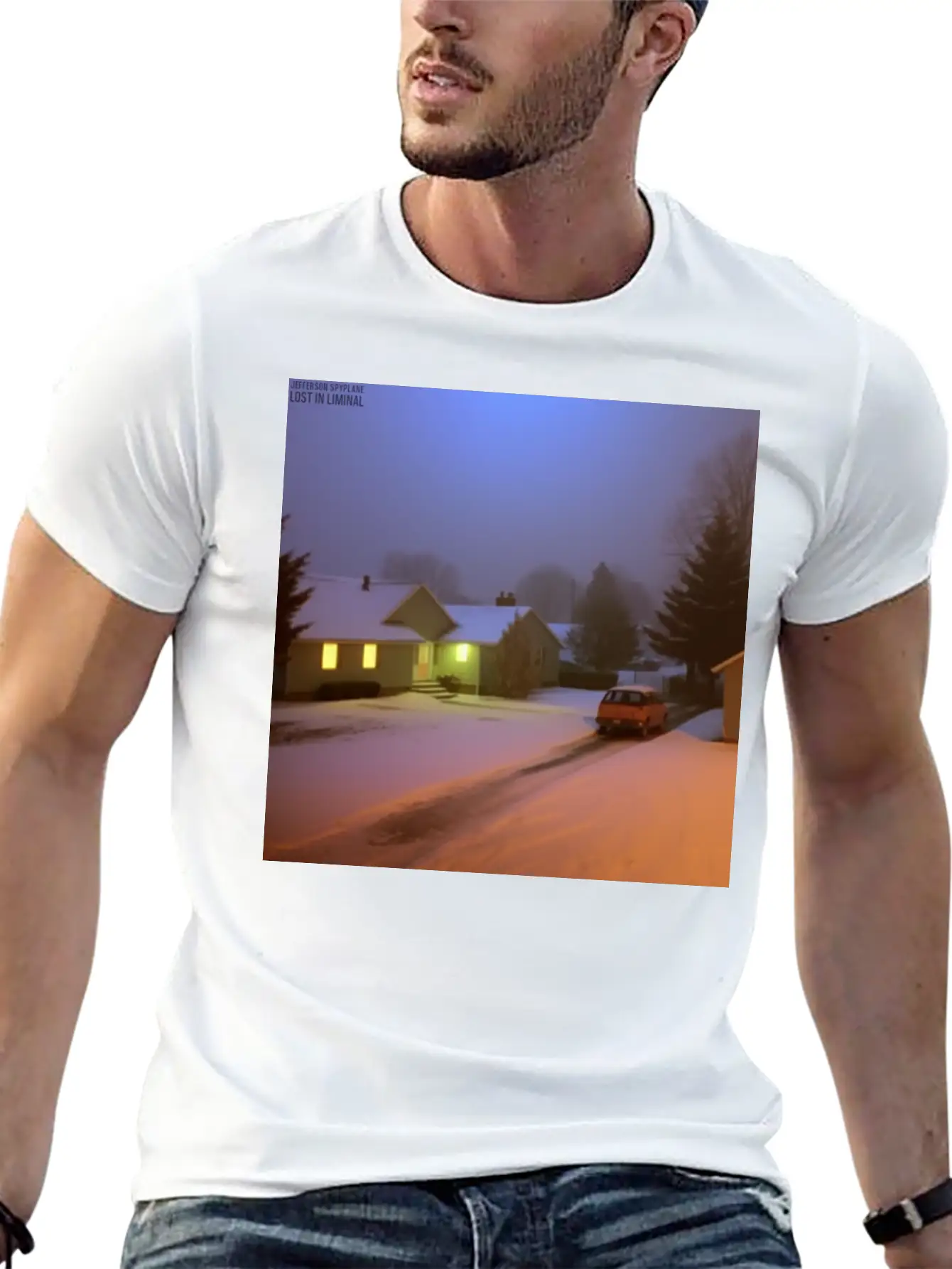 Lost In Liminal - Sticker Classic Cotton Tee – Unisex Comfort For Any Season