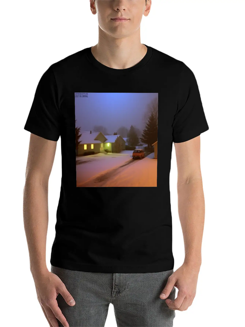 Lost In Liminal - Sticker Classic Cotton Tee – Unisex Comfort For Any Season