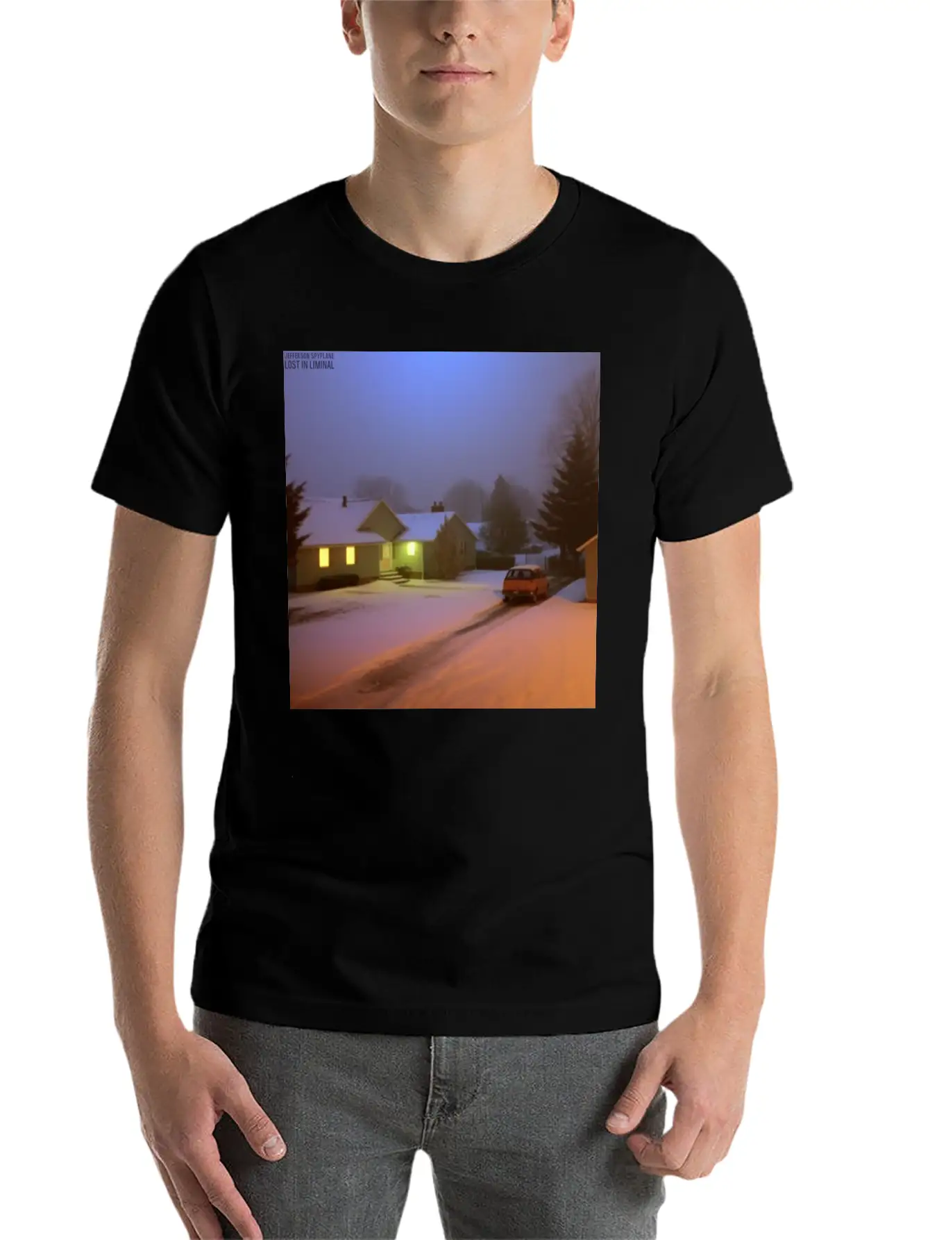 Lost In Liminal - Sticker Classic Cotton Tee – Unisex Comfort For Any Season