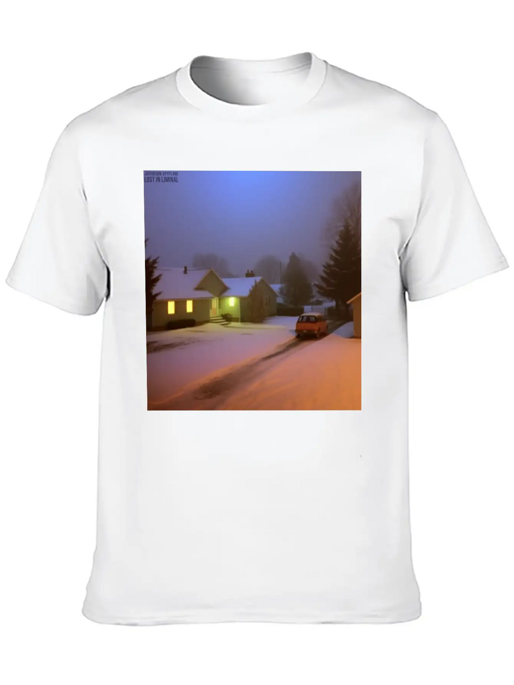 Lost In Liminal - Sticker Classic Cotton Tee – Unisex Comfort For Any Season