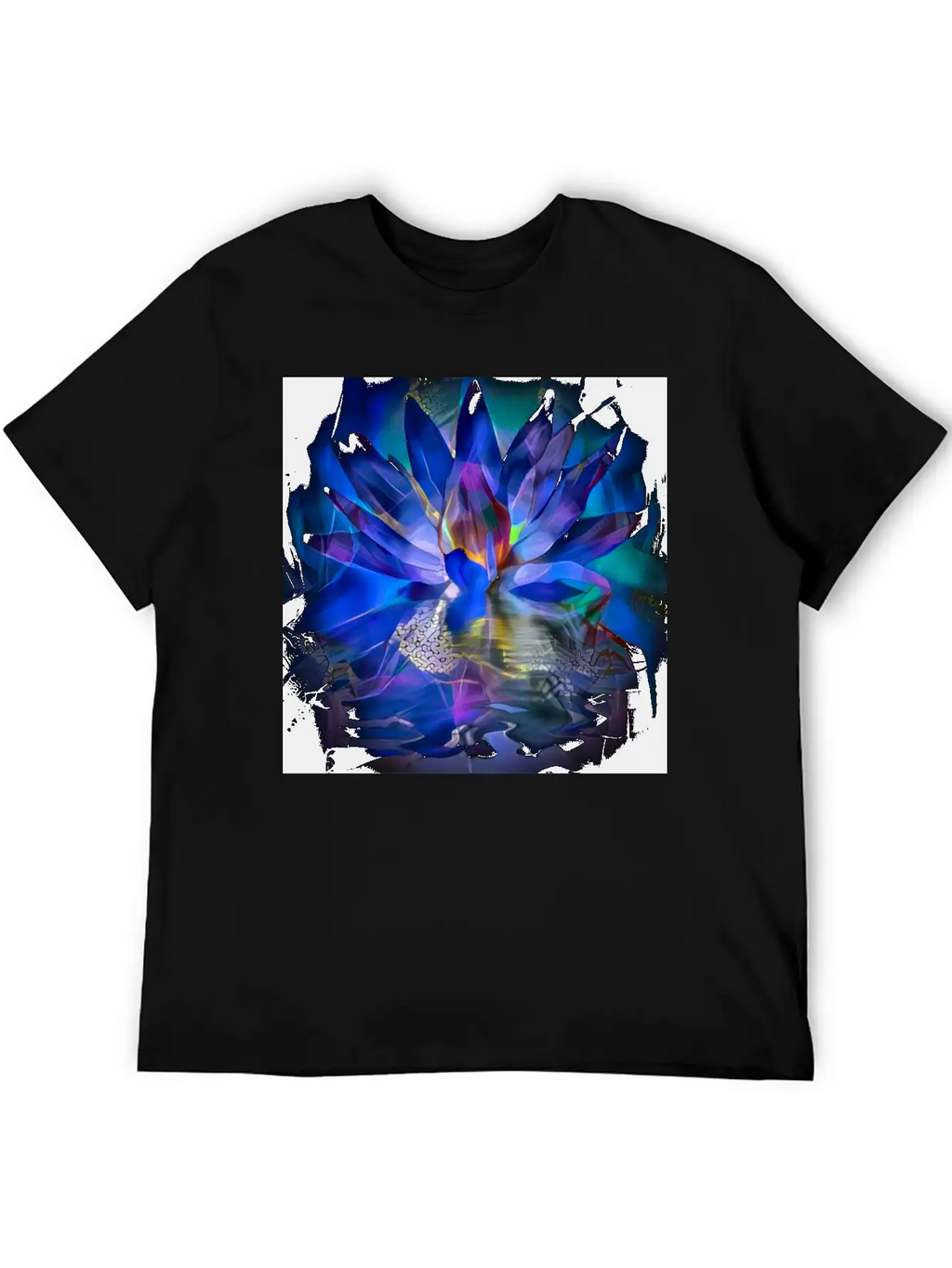 Lotus Flower Classic Cotton Tee – Unisex Comfort For Any Season
