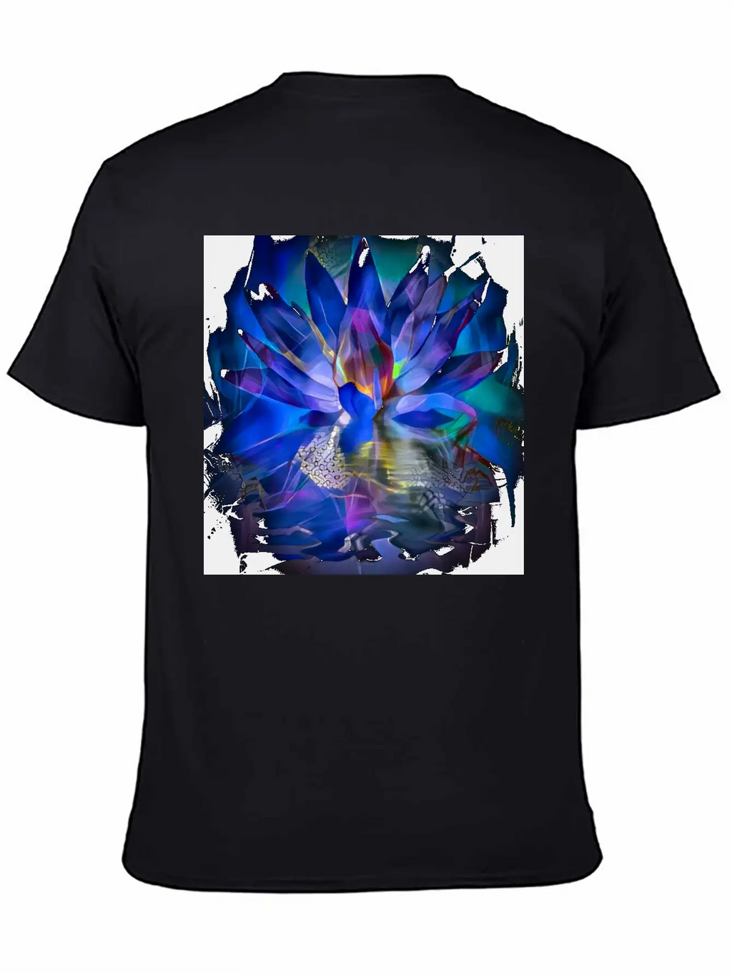 Lotus Flower Classic Cotton Tee – Unisex Comfort For Any Season