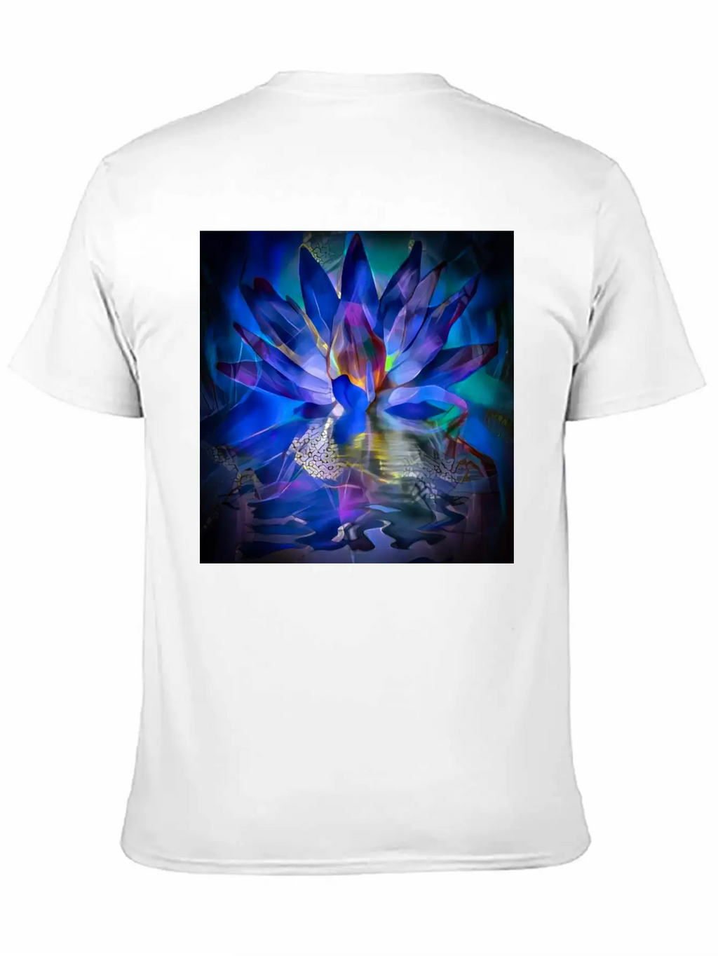 Lotus Flower Classic Cotton Tee – Unisex Comfort For Any Season