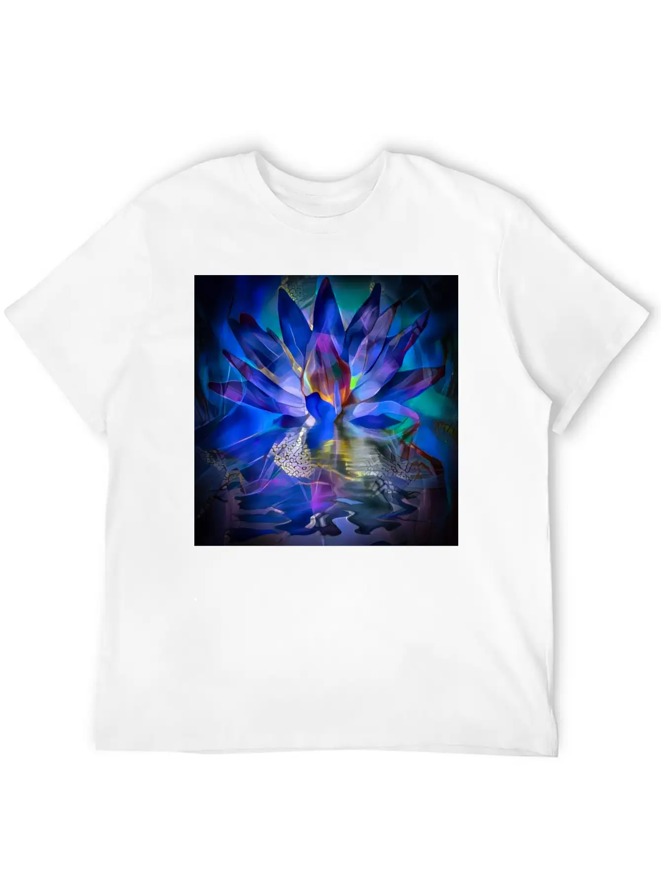 Lotus Flower Classic Cotton Tee – Unisex Comfort For Any Season