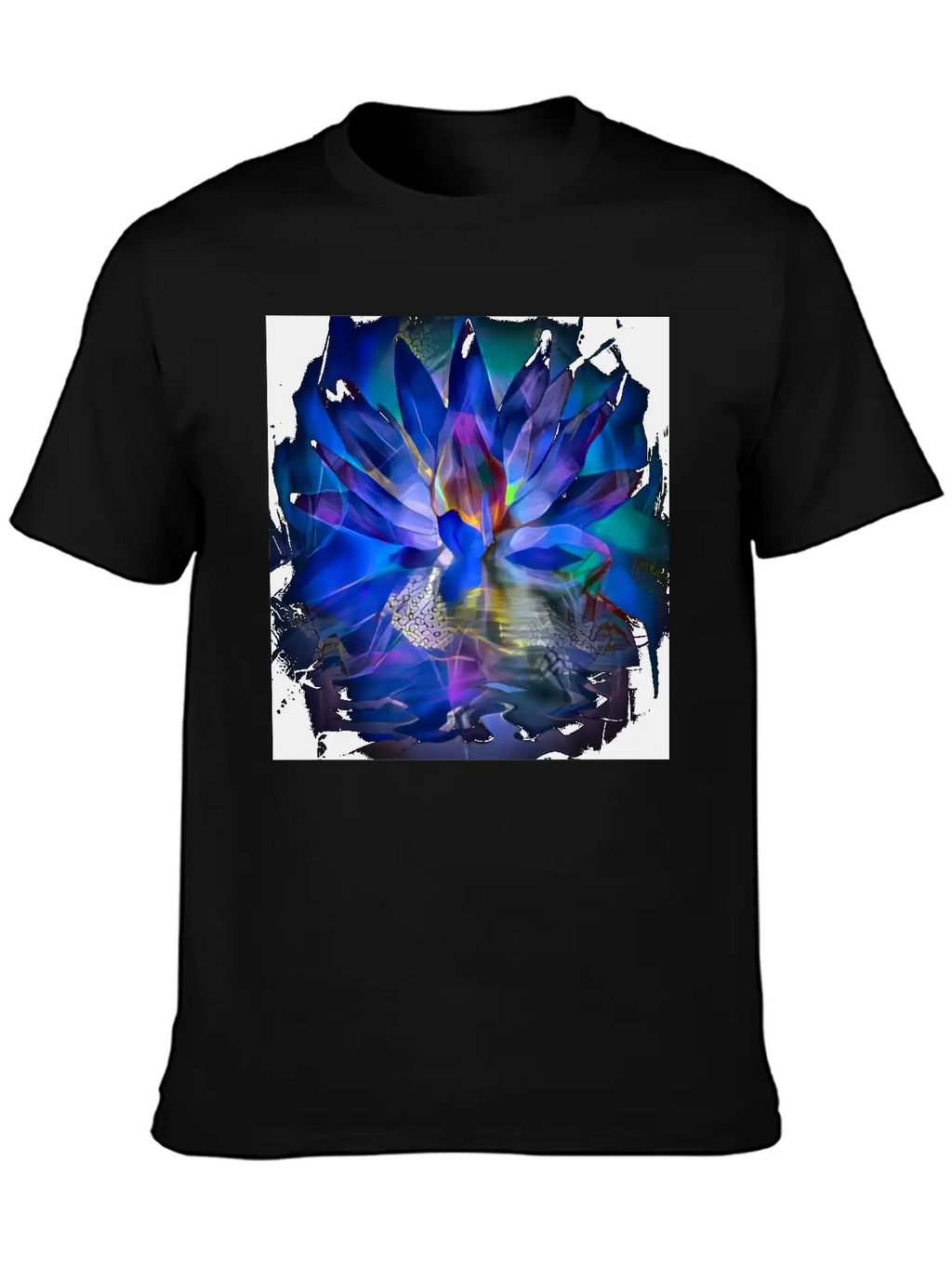 Lotus Flower Classic Cotton Tee – Unisex Comfort For Any Season