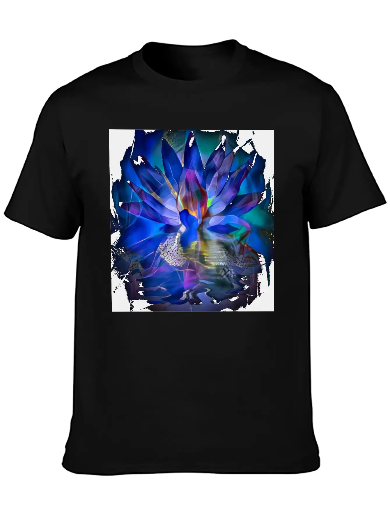 Lotus Flower Classic Cotton Tee – Unisex Comfort For Any Season