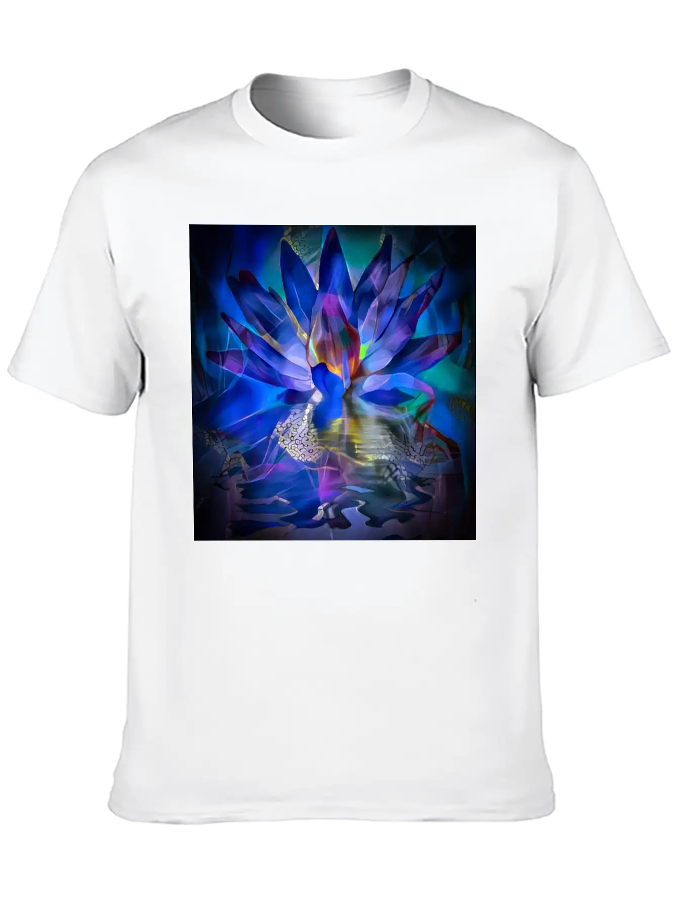 Lotus Flower Classic Cotton Tee – Unisex Comfort For Any Season