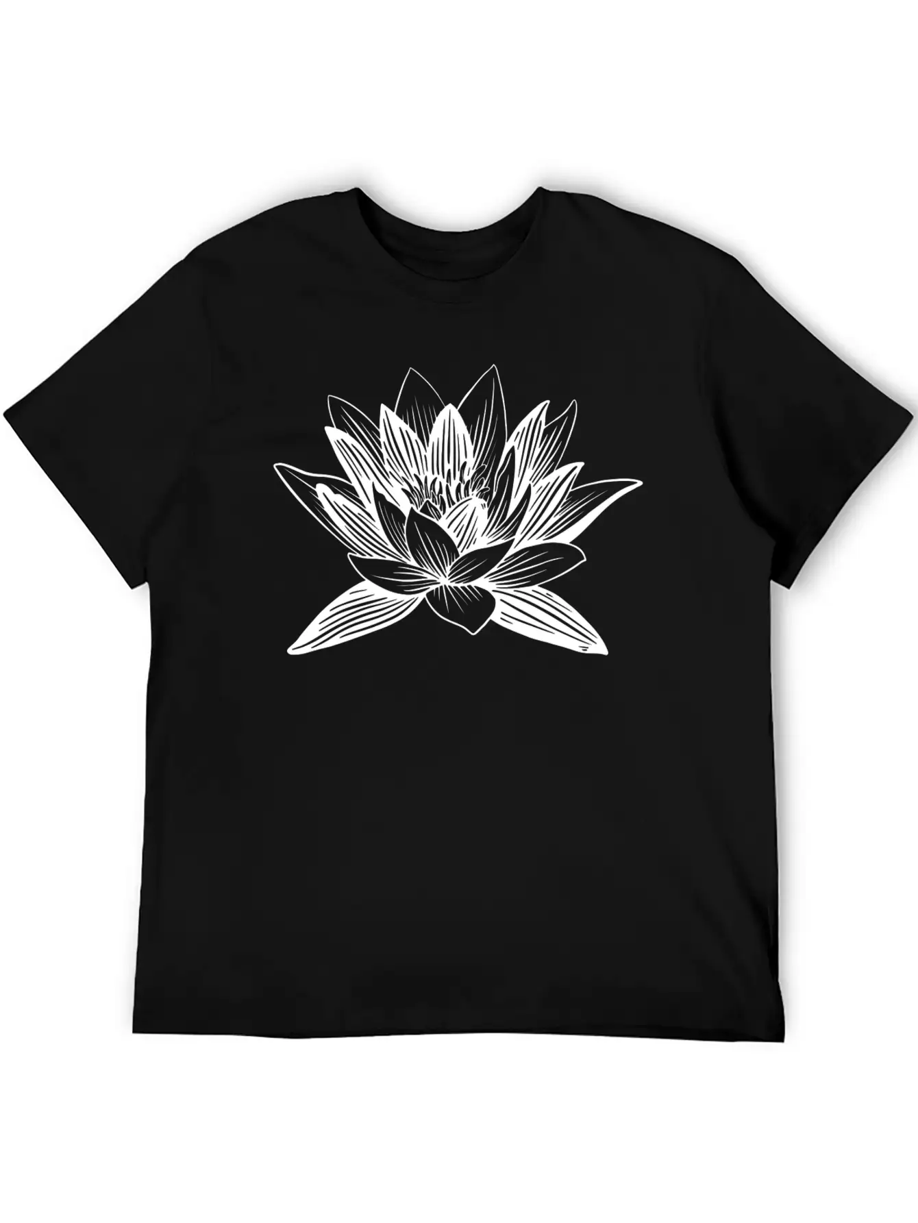 Lotus Flower Lotus Flower Asian Wellness Symbol Basic Graphic T-Shirt – Daily Comfort In Soft Cotton