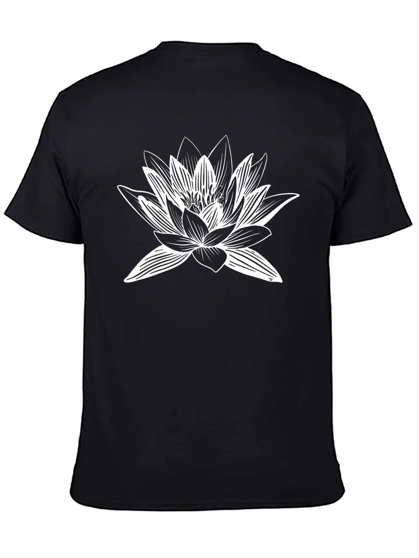 Lotus Flower Lotus Flower Asian Wellness Symbol Basic Graphic T-Shirt – Daily Comfort In Soft Cotton