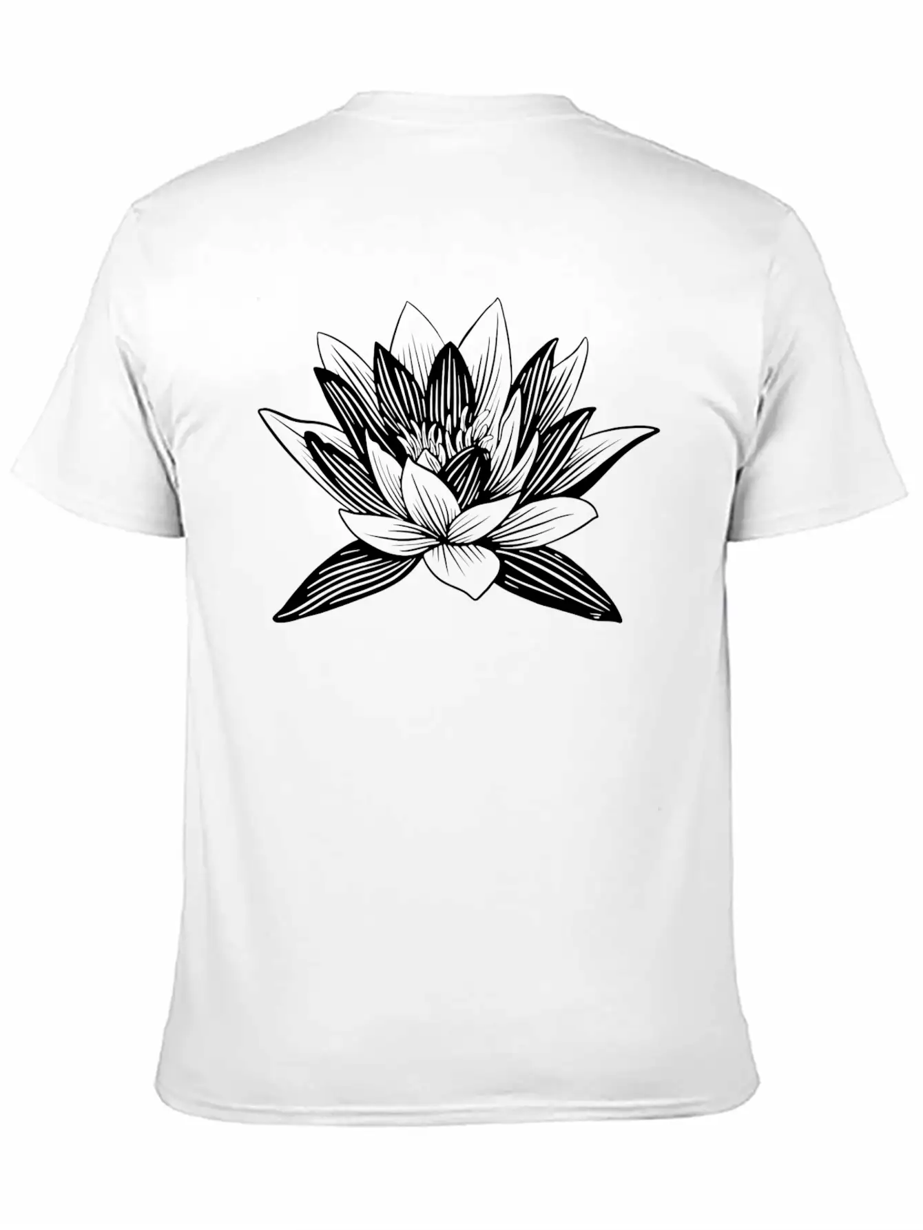Lotus Flower Lotus Flower Asian Wellness Symbol Basic Graphic T-Shirt – Daily Comfort In Soft Cotton