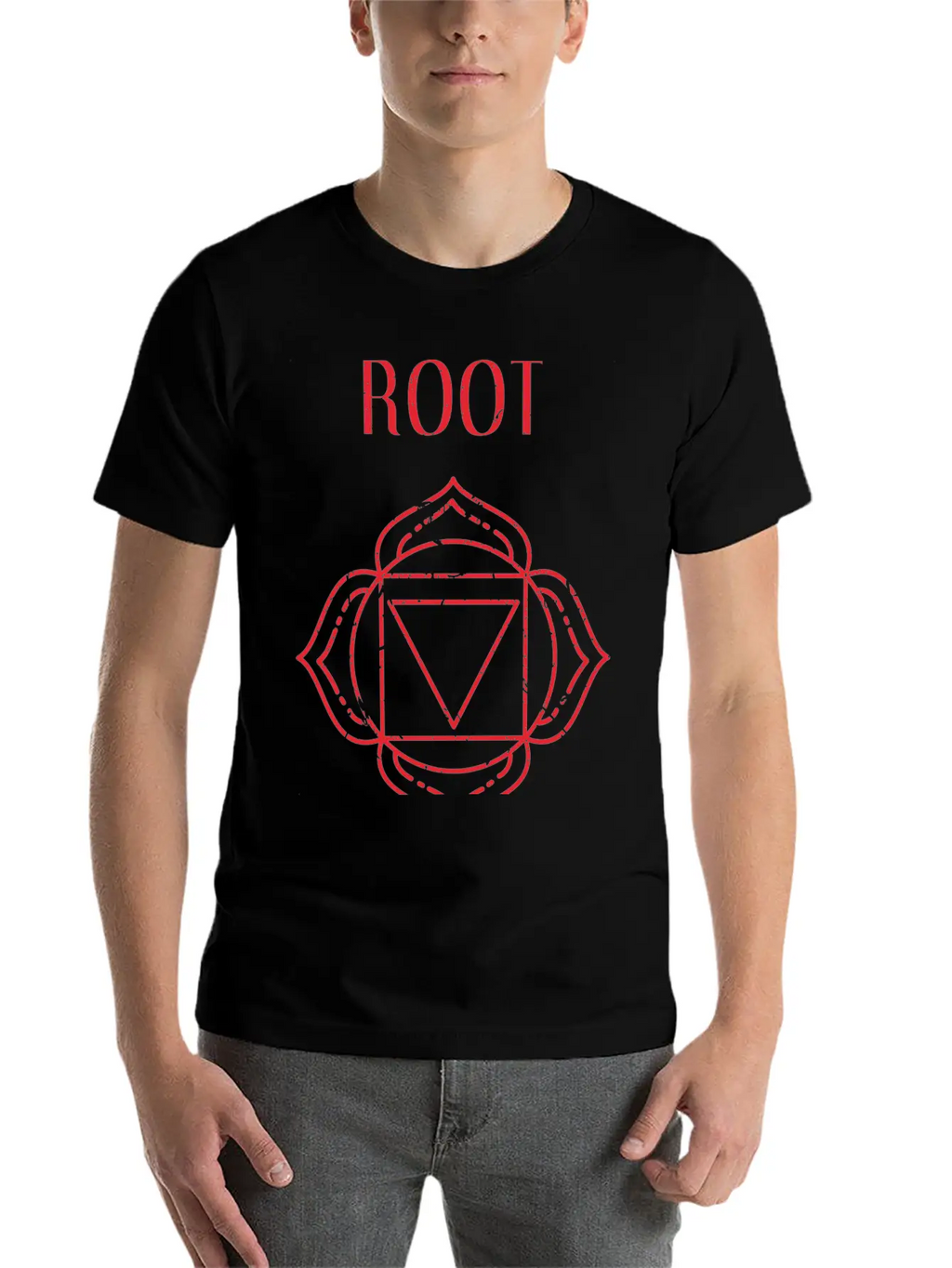 Lotus Reiki Chakra Root Unisex Casual T-Shirt – Clean Design For Daily Comfort
