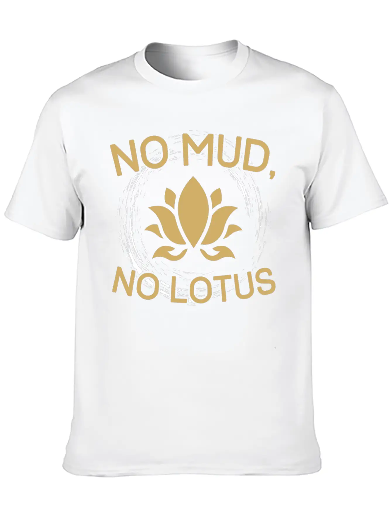 Lotus Saying Breathable Graphic T-Shirt – Perfect For Casual Days