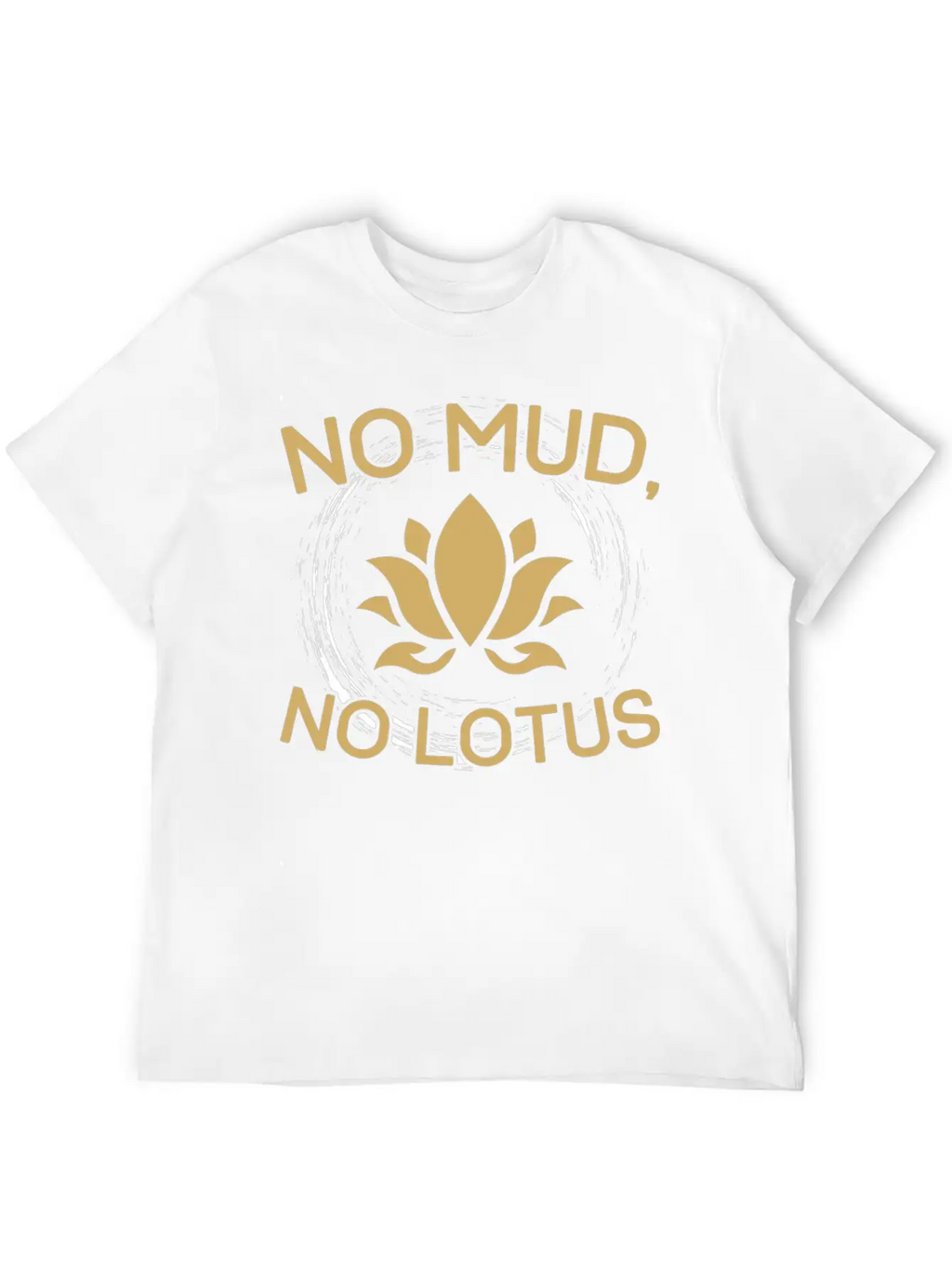Lotus Saying Breathable Graphic T-Shirt – Perfect For Casual Days