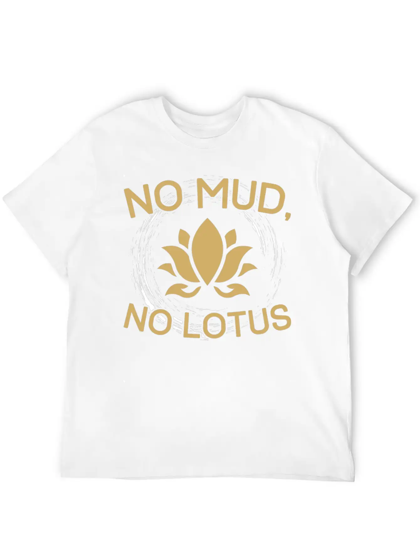Lotus Saying Breathable Graphic T-Shirt – Perfect For Casual Days
