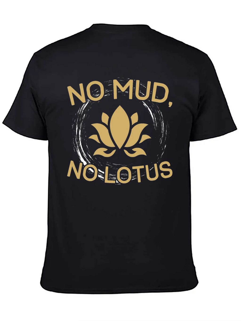Lotus Saying Breathable Graphic T-Shirt – Perfect For Casual Days