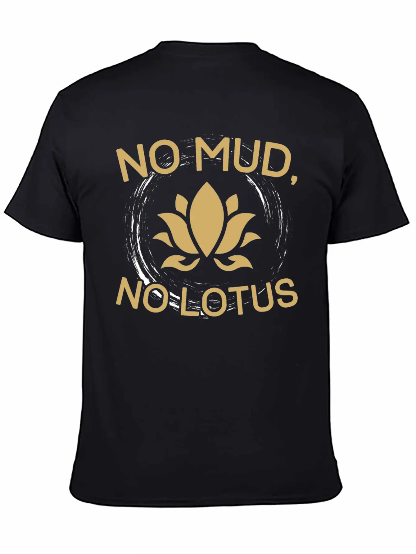 Lotus Saying Breathable Graphic T-Shirt – Perfect For Casual Days