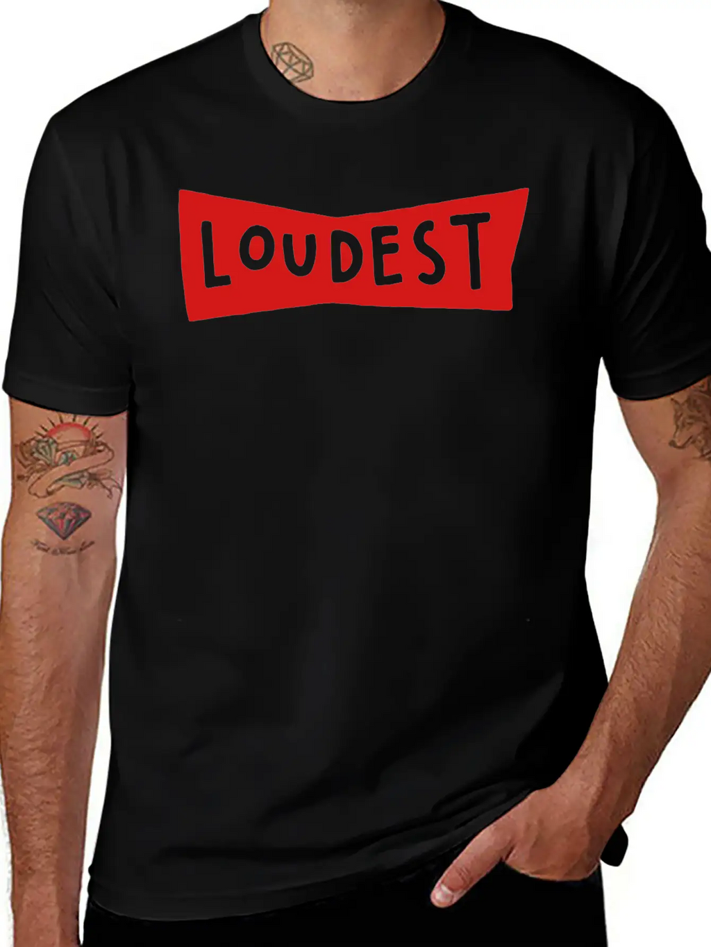 Loudest Breathable Soft Cotton T-Shirt – Timeless Casual Look